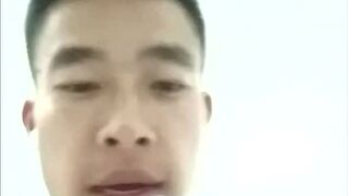 Chinese Stud Jerks Off On Webcam