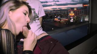Butterybubblebutt Rough Public Window Fuck Vegas Blonde Sex Deepthroat Porn Video