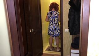 Mom W/ A Big Ass Changed Clothes In Toilet &Amp; Steson Fucked Her Anal Xxx Premium